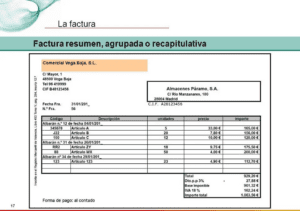 Factura Recapitulativa